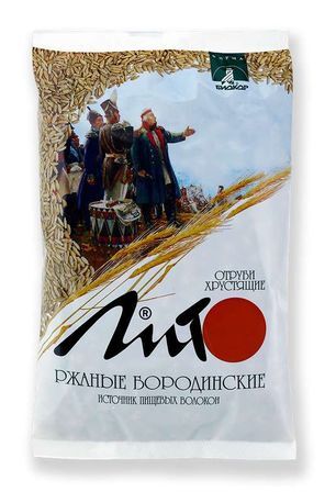 Лито отруби ржаные хрустящие Бородинские 200г Биокор Лито отруби ржаные хрустящие Бородинские 200г Биокор