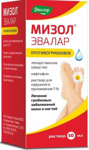 Мизол эвалар 1% 50мл раствор для наружного применения Мизол эвалар 1% 50мл раствор для наружного применения