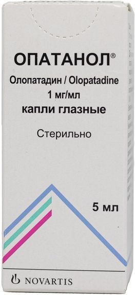 Опатанол 0,1% 5мл капли глазные Опатанол 0,1% 5мл капли глазные