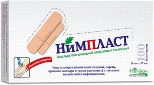 Нимпласт лейкопластырь бактерицидный 19х72мм 100 шт. Нимпласт лейкопластырь бактерицидный 19х72мм 100 шт.