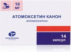 Атомоксетин Канон 10мг 14 шт. капсулы