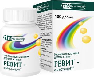 Ревит-фармстандарт драже 100 шт. Ревит-фармстандарт драже 100 шт.