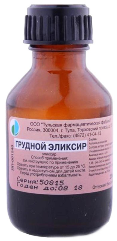 Грудной Эликсир 25мл Купить По Цене От 24 Руб В Москве, Заказать С.