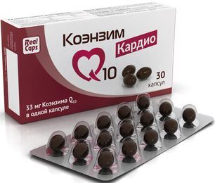 Коэнзим Q10 Кардио капсулы 500мг 30 шт. РеалКапс