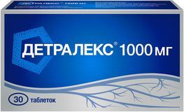 Детралекс 1000мг 30 шт. таблетки покрытые пленочной оболочкой