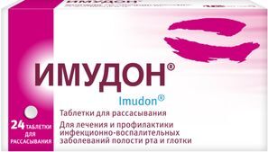 Имудон 24 шт. таблетки для рассасывания Имудон 24 шт. таблетки для рассасывания