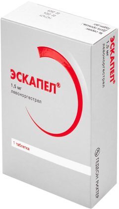 Эскапел 1 шт. таблетки Эскапел 1 шт. таблетки