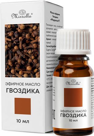 Мирролла масло эфирное Гвоздика 10мл Мирролла Мирролла масло эфирное Гвоздика 10мл Мирролла