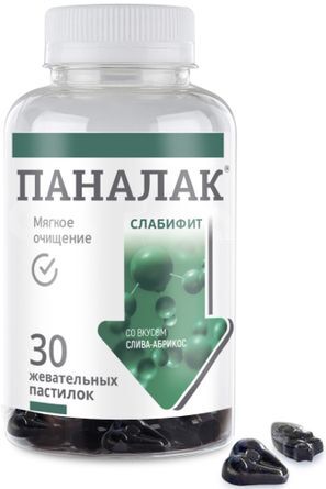 Паналак слабифит 30 шт. пастилки жевательные Паналак слабифит 30 шт. пастилки жевательные