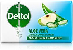 Деттол мыло антибактериальное с алоэ вера 100г Деттол мыло антибактериальное с алоэ вера 100г