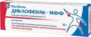 Диклофенак 2% 30г мазь для наружного применения