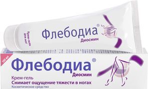 Флебодиа крем-гель 100мл Флебодиа крем-гель 100мл