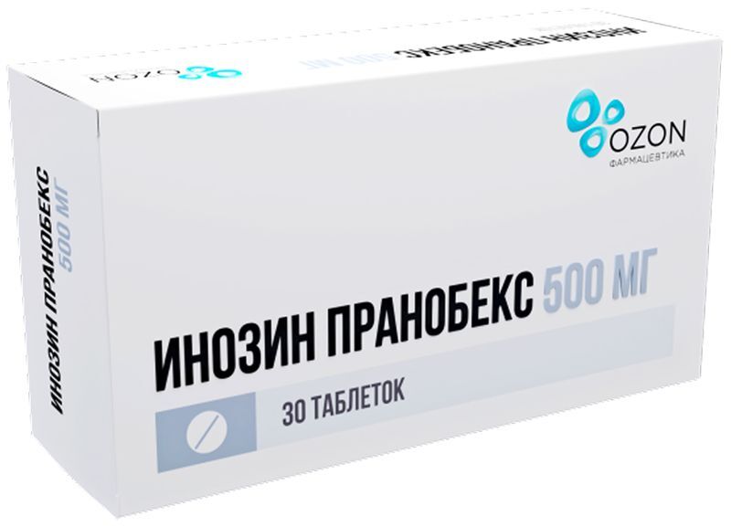 Инозин Пранобекс 500мг 30 шт. таблетки Озон, фото №2