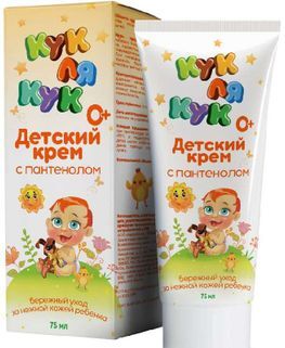 Кук ля кук крем детский с пантенолом 0+ 75мл Кук ля кук крем детский с пантенолом 0+ 75мл