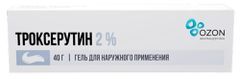 Троксерутин 2% 40г гель для наружного применения Озон