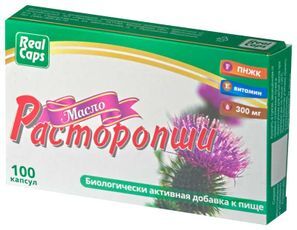 Масло Расторопши капсулы 300мг 100 шт. РеалКапс