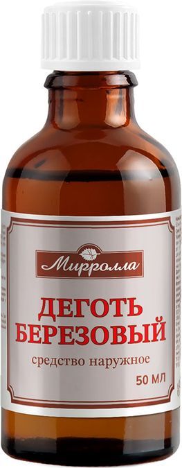 Мирролла деготь березовый 50мл Мирролла Мирролла деготь березовый 50мл Мирролла
