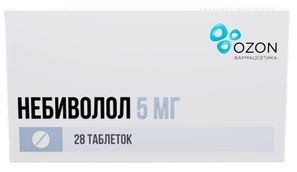 Небиволол 5мг 28 шт. таблетки Небиволол 5мг 28 шт. таблетки