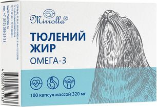 Тюлений Жир Омега-3 капсулы 100 шт. Тюлений Жир Омега-3 капсулы 100 шт.