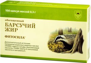 Сустамед капсулы Барсучий жир 100 шт.