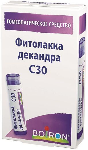 Фитолакка Декандра С30 4г гранулы гомеопатические Фитолакка Декандра С30 4г гранулы гомеопатические