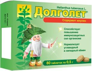 Долголет таблетки 500мг 80 шт. Диод