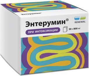 Энтерумин 800мг 30 шт. порошок для приготовления суспензии для приема внутрь Энтерумин 800мг 30 шт. порошок для приготовления суспензии для приема внутрь