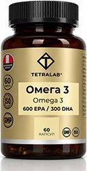 Тетралаб омега-3 600epa/300dha капсулы 60 шт.
