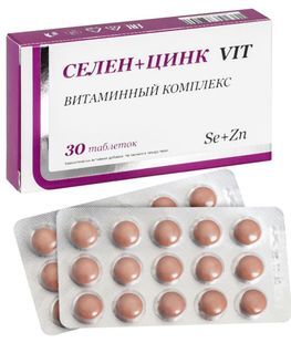 Селен+цинк вит таблетки 30 шт.