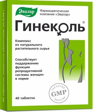 Гинеколь таблетки 240мг 40 шт. Эвалар Гинеколь таблетки 240мг 40 шт. Эвалар