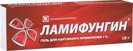Ламифунгин 1% 15г гель для наружного применения Татхимфармпрепараты Оао