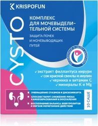 Криспофан Цисто порошок комплекс для почек и мочевого пузыря 10 шт. Криспофан Цисто порошок комплекс для почек и мочевого пузыря 10 шт.