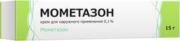 Мометазон 0,1% 15г крем для наружного применения Мометазон 0,1% 15г крем для наружного применения