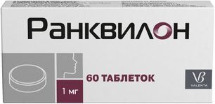 Ранквилон 1мг 60 шт. таблетки Ранквилон 1мг 60 шт. таблетки