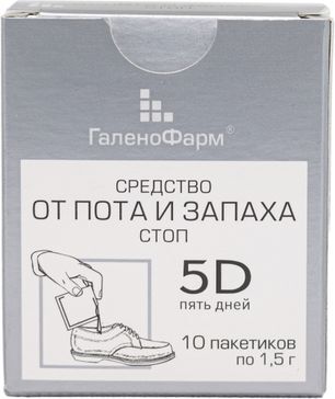 5 Дней средство для ног от пота и запаха 10 шт. 5 Дней средство для ног от пота и запаха 10 шт.