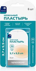 Проаптека пластырь мозолный гидроколлоидный овальный 3,7х5,5см 6 шт. Проаптека пластырь мозолный гидроколлоидный овальный 3,7х5,5см 6 шт.