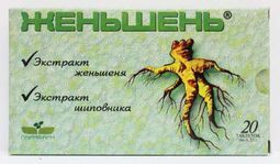 Женьшень 20 шт. таблетки парафарм