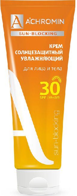 Ахромин Сан-Блокинг крем для лица/тела солнцезащитный Spf30 250мл Медикомед Нпф,Ооо Ахромин Сан-Блокинг крем для лица/тела солнцезащитный Spf30 250мл Медикомед Нпф,Ооо