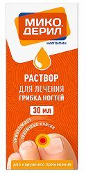 Микодерил 1% 30мл раствор для наружного применения Микодерил 1% 30мл раствор для наружного применения