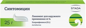 Синтомицин 10% 25г линимент Нижфарм