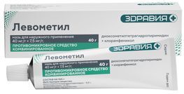 Левометил 40г мазь для наружного применения Левометил 40г мазь для наружного применения