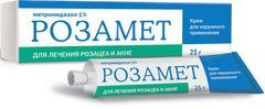 Розамет 1% 25г крем для наружного применения