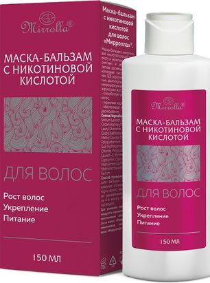 Мирролла маска-бальзам с Никотиновой кислотой 150мл Мирролла маска-бальзам с Никотиновой кислотой 150мл