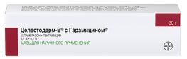 Целестодерм-В С Гарамицином 0,1%+0,1% 30г мазь для наружного применения Целестодерм-В С Гарамицином 0,1%+0,1% 30г мазь для наружного применения