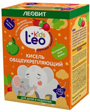 Леовит Лео Кидс кисель для детей общеукрепляющий 12г 5 шт. Леовит Лео Кидс кисель для детей общеукрепляющий 12г 5 шт.