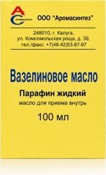 Вазелиновое масло 100мл для приема внутрь флакон