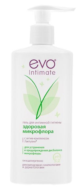 Эво интимэйт гель для интимной гигиены здоровая микрофлора 250мл Эво интимэйт гель для интимной гигиены здоровая микрофлора 250мл