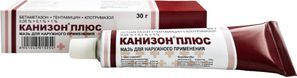 Канизон плюс 0,05%+0,1%+1% 30г мазь для наружного применения
