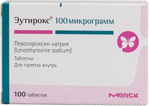 Эутирокс 100мкг 100 шт. таблетки Эутирокс 100мкг 100 шт. таблетки