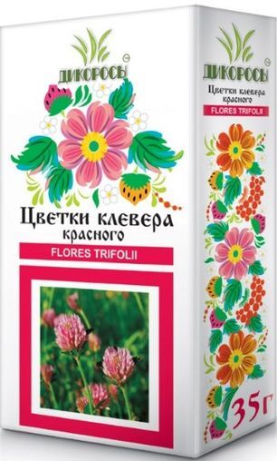 Дикоросы цветки клевера красного 35г Дикоросы цветки клевера красного 35г